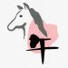 Horse in ink brush style